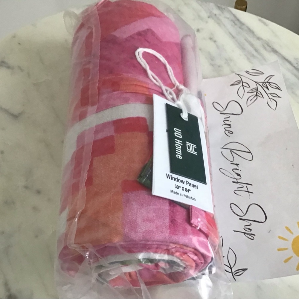 Window Panel Curtain Roses New With Tag - Picture 6 of 9
